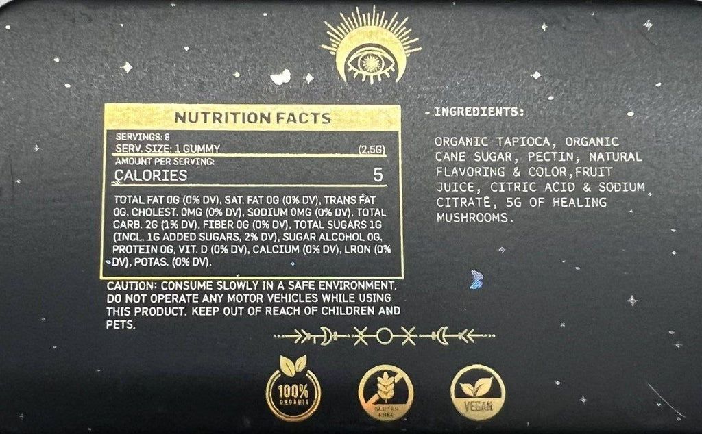 CURATIVE VEGAN SHROOM GUMMIES